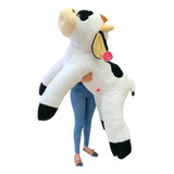 Hermosa Vaca De Peluche Tela Suave Premium De Lujo 1m