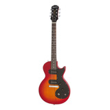 Guitarra Elétrica EpiPhone Les Paul Melody Maker E1 De  Choupo Heritage Cherry Sunburst Com Diapasão De Pau-rosa
