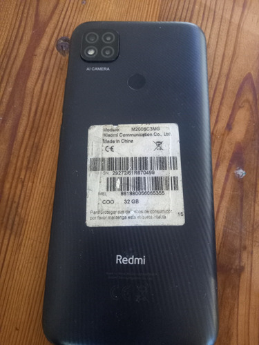 Celular Xiaomi Redmi 9c Negro
