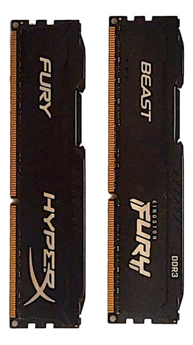 Memoria Ram Fury Gamer Color Negro 8gb 1 Hyperx Hx316c10fb/8