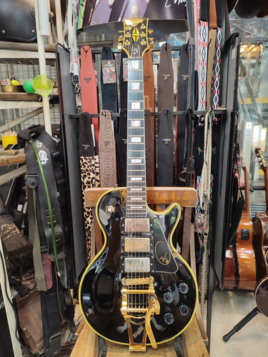 Guitarra Replica Gibson Black Beauty Jimmy Page, (no Envio)