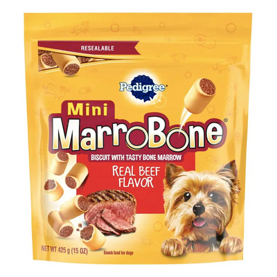 Pedigree Marrobone Real Beef Flavor Biscuit Treats Dogs 15oz | MercadoLibre