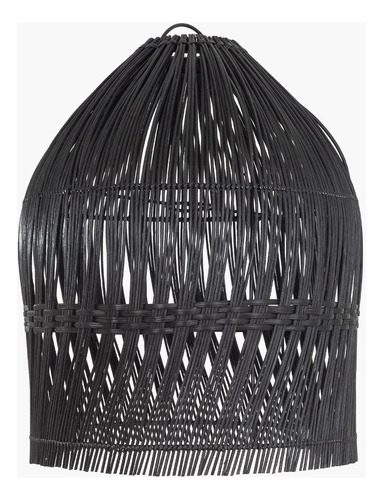 Lámpara De Colgar (pantalla) Form Design Bali Rattan Negro Form
