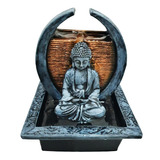 Fonte De Água Buda Decorativa Feng Shui Yoga Enfeite Resina