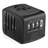 Adaptador Enchufe Multifuncional Universal Usb 100v/240v