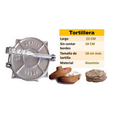 Prensa Manual Tortillas A Mano  Maquina Tortillera Aluminio