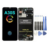 Tela Display Frontal Galaxy A30s A307 C Aro Oled C Biometria