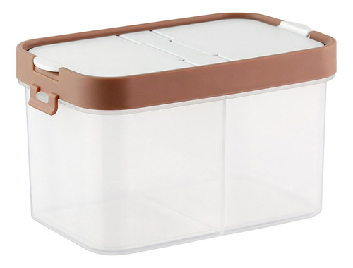 Caja De Cocina Transparente Con Compartimento Sellado Para T