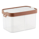 Caja De Cocina Transparente Con Compartimento Sellado Para T