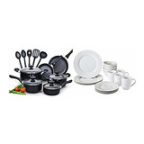 Batería De Cocina Y Vajilla 35 Piezas Cook N Home Variado