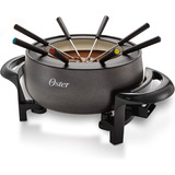 Olla Fondue De 2.83 Litros Oster Duraceramic Color Negro