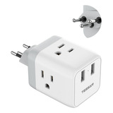 Adaptador De Enchufe Suiza, Adaptador De Corriente De Viaje