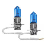  Kit Lampara H3 Blue Vision Halogena 12v 55w Efecto Xenon