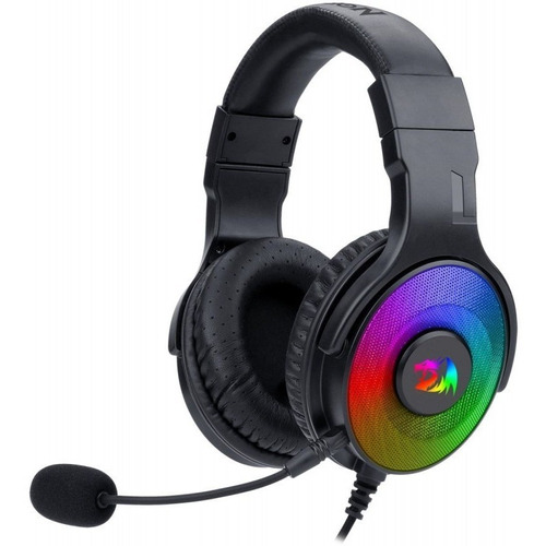 Headset Redragon Gamer Pandora H350 Rgb Iluminação Rgb Pt