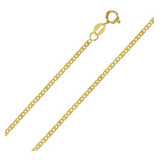 Corrente Cordão Piastrine 70cm Ouro 18k