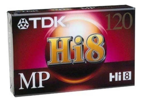 Casete Video Hi8 Tdk 120 Minutos (10 Pack)