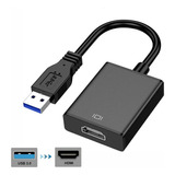 Adaptador Convertidor Usb 3.0 A Hdmi Full Hd 1080p Win7/8/10