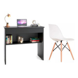 Escrivaninha Industrial Home Office + Cadeira Eames Cores