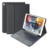 Funda C/teclado Chesona Para iPad 9g/8g/7g 10.2 Trackpd/ngro