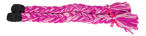 Trenza Casco Rosa/rosa