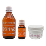 Kit Laser Mix Acrilico Uñas Esculpidas Primer + Monomero + Polimero 