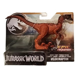 Jurassic World Velociraptor Rojo Epic Evolution Danger Pack