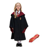 B Capa Para Disfraz De Harry Potter Y Corbata Para Niños Y Adu