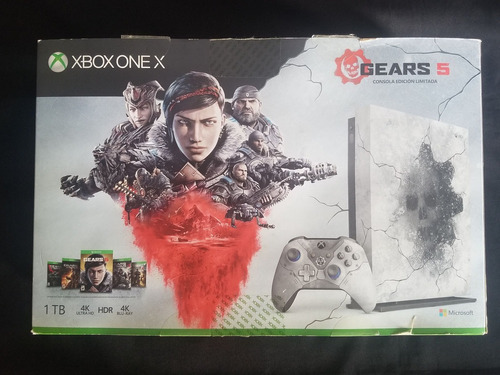 Consola Xbox One X Con Caja 1tb Gears Of War 5 