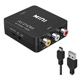 Conversor Rca A Hdmi Adaptador De Video Av2 A Hdmi 720 1080p