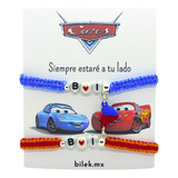 Pulseras Para Parejas De Cars Con Iniciales A Elegir