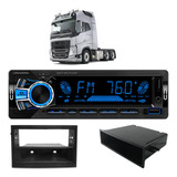 Rádio Caminhão Fh 540 Mp3 Bluetooth Usb Sd 60 Watts Moldura 