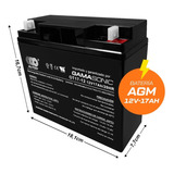 Batería12v 17ah Agm Recargable Grupos Electrógeno Arranque