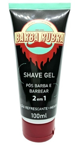 Gel De Barbear Shave Gel - 2 Em 1 - Barba Rubra