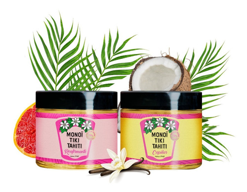 Kit Regeneración Cuerpo Y Pelo Monoi Tiki Tahiti