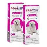 2 Bravecto Transdermal Cães 40 A 56kg Antipulgas Carrapatos