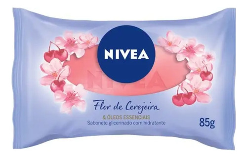 Sabonete Nivea Limpeza Facial Corpo Flor De Cerejeira 85g