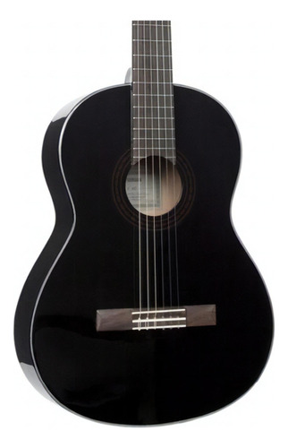 Yamaha C40bl/02 Guitarra Serie C Clasica Color Negro Orientación De La Mano Diestro