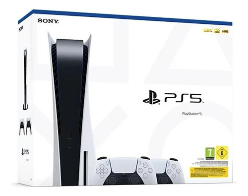 Sony Playstation 5 Slim 1tb Digital Color Blanco 2 Joysticks