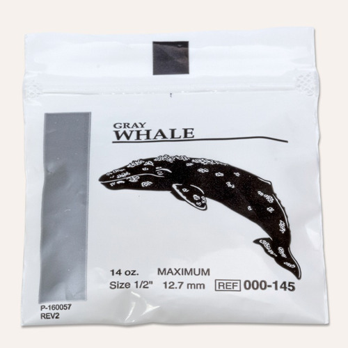 Ligas Extraorales 14oz 1/2 Grey Whale American Ortodontic