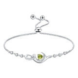 Pulsera De Distancia Para Mujer, Plata De Ley S925, Pulseras