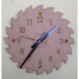 Base Reloj Mod Sierra Mdf/fibrofacil X 25cm X 10unidades