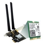 Adaptador Pcie Wifi 6e Ax210ngw 2.4g 5g 6ghz Bluetooth 5.3