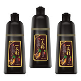 12 Shampoo Tinte Instantáneo Cubre Canas Natural Jengibre