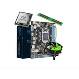 Kit Core I3 2100 + Placa Mãe H61 + 4gb 1ano De Garanti-nfe