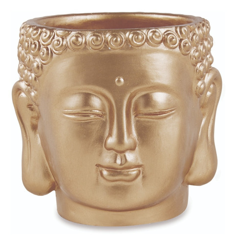 Cachepot Buda Dourado A:10 X L:11 Mt11890