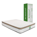 Colchon Individual Bio Cotton Memory Foam Bio Mattress Color Blanco