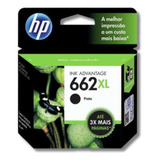 Cartucho Tinta Original Hp 662xl Preto Cz105ab 3546 4646 