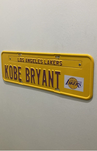 Placa Decorativa Lakers - Kobe Bryant - Frete Grátis