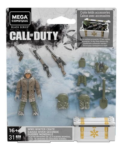 Mega Construx Call Of Duty Caja De Invierno Segunda Guerra Mundial