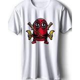 Remeras Talles Especiales Sublimadas Deadpool Minions - 7491